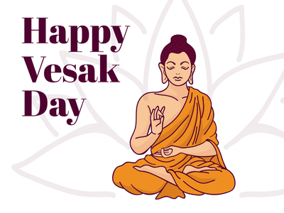 Custom Outdoor Yard Signs Multiple Sizes Happy Vesak Day