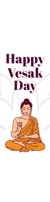Custom Outdoor Yard Signs Multiple Sizes Happy Vesak Day