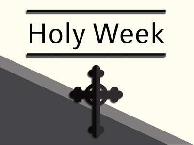 Custom Outdoor Yard Signs Multiple Sizes Holy Week Cross