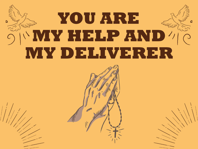 Custom Outdoor Yard Signs Multiple Sizes My Help and Deliverer
