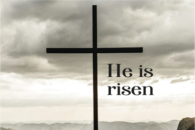 Custom Outdoor Yard Signs Multiple Sizes He Is Risen