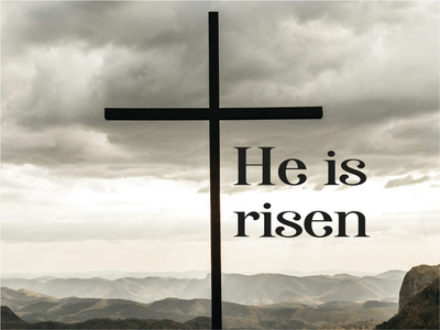 Custom Outdoor Yard Signs Multiple Sizes He Is Risen