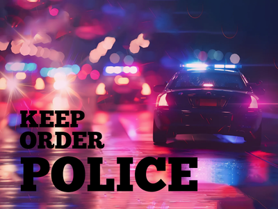 Custom Outdoor Yard Signs Multiple Sizes Keep Order Police