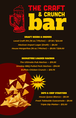 Custom Restaurant Menus Multiple Sizes Nachos