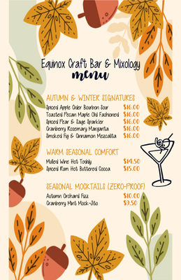 Custom Restaurant Menus Multiple Sizes Pub Classics