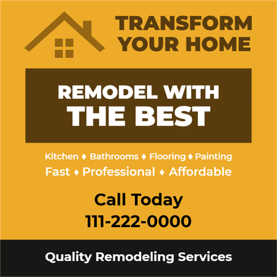 Custom Outdoor Yard Signs Multiple Sizes Transform your Home