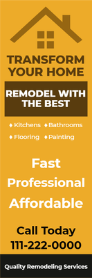 Custom Outdoor Yard Signs Multiple Sizes Transform your Home
