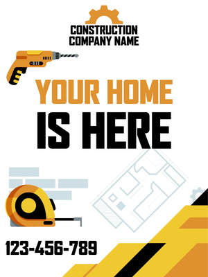 Custom Outdoor Yard Signs Multiple Sizes Your Home is here