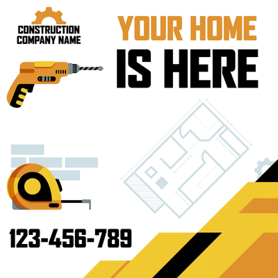 Custom Outdoor Yard Signs Multiple Sizes Your Home is here