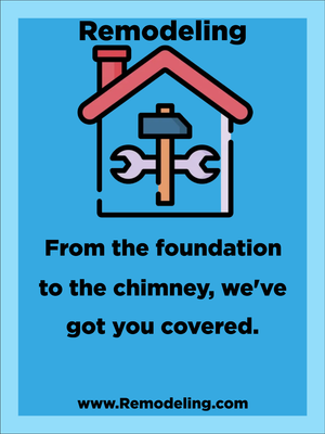 Custom Outdoor Yard Signs Multiple Sizes From the Foundation to the chimney