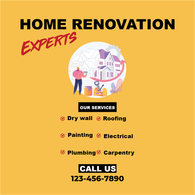 Custom Outdoor Yard Signs Multiple Sizes Home Renovation Experts