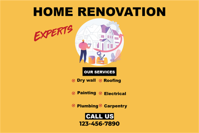Custom Outdoor Yard Signs Multiple Sizes Home Renovation Experts