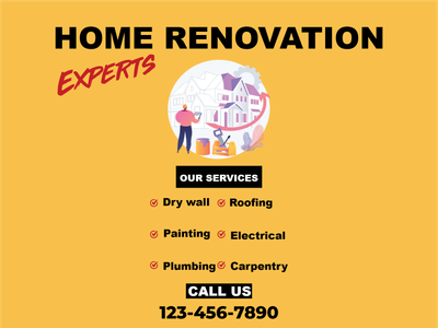 Custom Outdoor Yard Signs Multiple Sizes Home Renovation Experts
