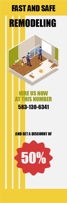 Custom Outdoor Yard Signs Multiple Sizes Fast and Safe Remodeling