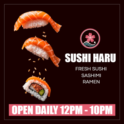 Custom Outdoor Yard Signs Multiple Sizes Sushi