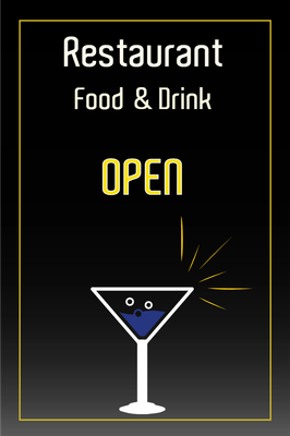 Custom Outdoor Yard Signs Multiple Sizes Restaurant Food and Drink