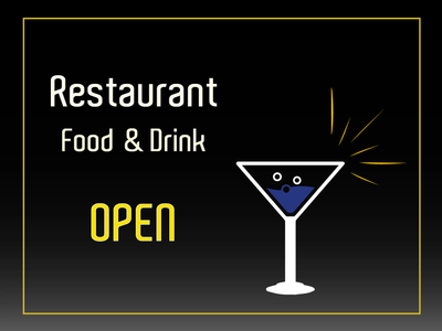 Custom Outdoor Yard Signs Multiple Sizes Restaurant Food and Drink