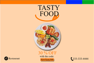 Custom Outdoor Yard Signs Multiple Sizes Tasty Food