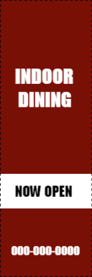 Custom Outdoor Yard Signs Multiple Sizes Indoor Dining
