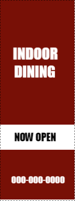 Custom Outdoor Yard Signs Multiple Sizes Indoor Dining