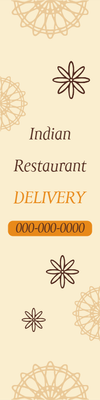 Custom Outdoor Yard Signs Multiple Sizes Indian Restaurant