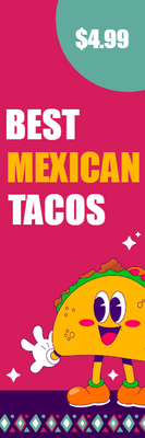 Custom Outdoor Yard Signs Multiple Sizes Best Mexican