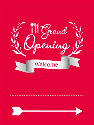 Custom Outdoor Yard Signs Multiple Sizes Grand Opening