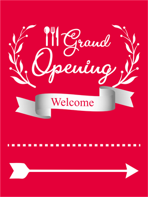 Custom Outdoor Yard Signs Multiple Sizes Grand Opening