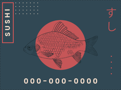Custom Outdoor Yard Signs Multiple Sizes Sushi