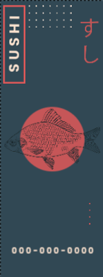 Custom Outdoor Yard Signs Multiple Sizes Sushi