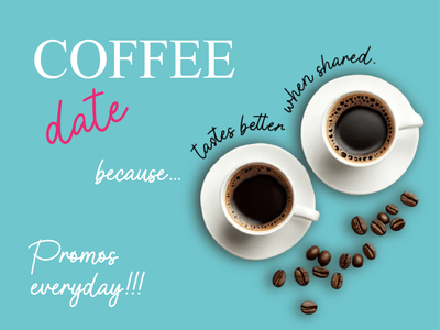 Custom Outdoor Yard Signs Multiple Sizes Coffee Date