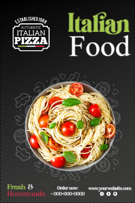 Custom Outdoor Yard Signs Multiple Sizes Italian Food