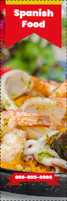 Custom Outdoor Yard Signs Multiple Sizes Spanish Food