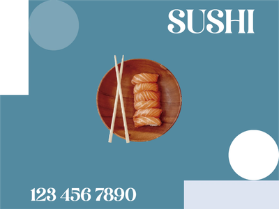 Custom Outdoor Yard Signs Multiple Sizes Japanese Sushi