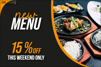 Custom Outdoor Yard Signs Multiple Sizes Weekend Menu
