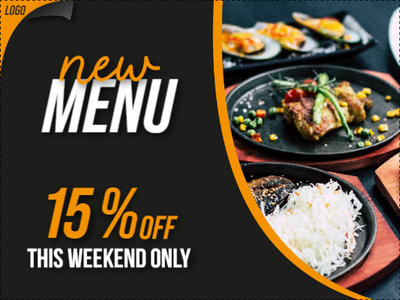 Custom Outdoor Yard Signs Multiple Sizes Weekend Menu