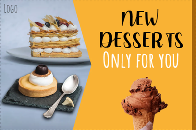 Custom Outdoor Yard Signs Multiple Sizes New Desserts