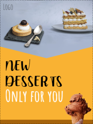 Custom Outdoor Yard Signs Multiple Sizes New Desserts