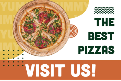 Custom Outdoor Yard Signs Multiple Sizes Best Pizzas