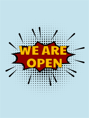 Custom Outdoor Yard Signs Multiple Sizes We Are Open