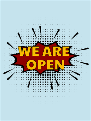 Custom Outdoor Yard Signs Multiple Sizes We Are Open