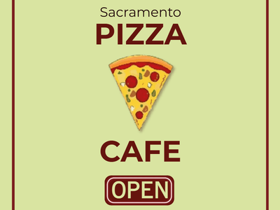 Custom Outdoor Yard Signs Multiple Sizes Pizza Cafe