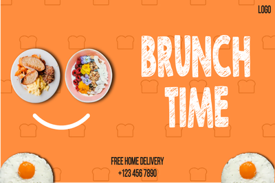 Custom Outdoor Yard Signs Multiple Sizes Time Brunch