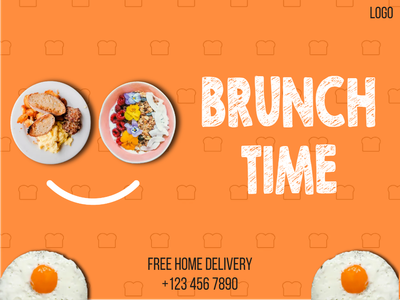 Custom Outdoor Yard Signs Multiple Sizes Time Brunch