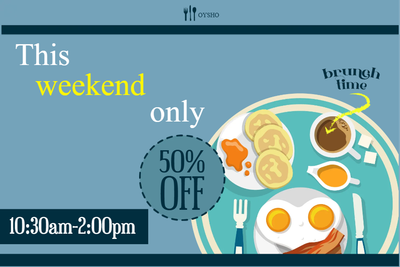 Custom Outdoor Yard Signs Multiple Sizes Brunch Time