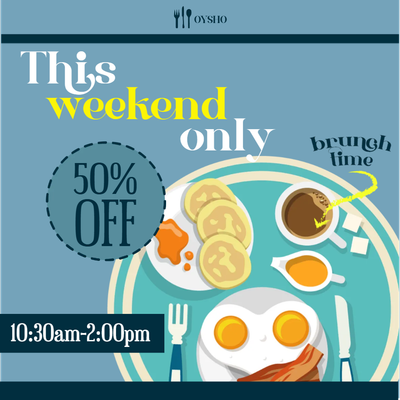 Custom Outdoor Yard Signs Multiple Sizes Brunch Time