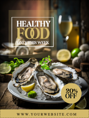 Custom Outdoor Yard Signs Multiple Sizes Healthy Food