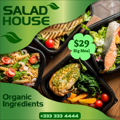 Custom Outdoor Yard Signs Multiple Sizes Salad House