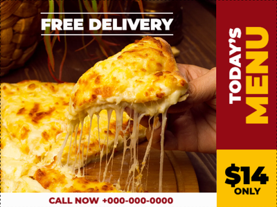 Custom Outdoor Yard Signs Multiple Sizes Today's Menu