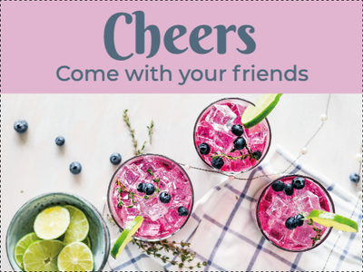 Custom Outdoor Yard Signs Multiple Sizes Cheers with Friends